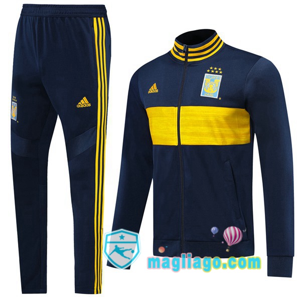Magliago - Passione Maglie Thai Affidabili Basso Costo Online Shop | Giacca Da Allenamento Tigres UANL Blu Scuro 2019/2020