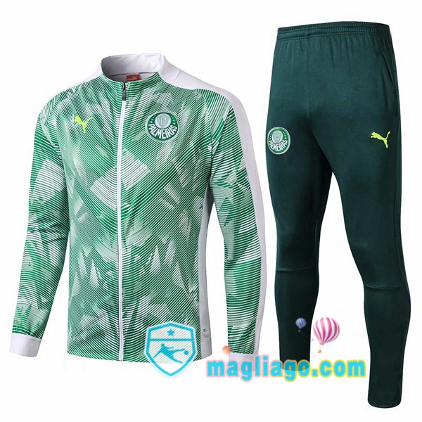 Magliago - Passione Maglie Thai Affidabili Basso Costo Online Shop | Giacca Da Allenamento Palmeiras Verde Bianco 2019/2020