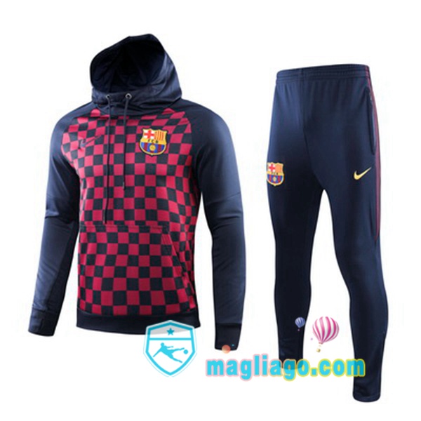 Magliago - Passione Maglie Thai Affidabili Basso Costo Online Shop | Felpa Con Cappuccio FC Barcellona Blu Royal 2019/2020