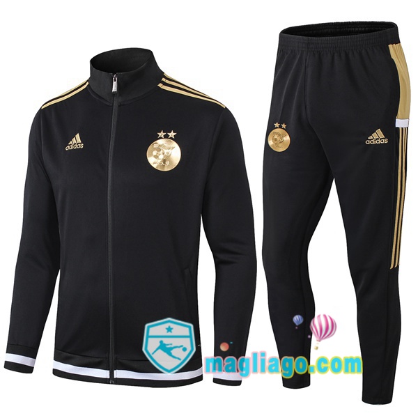 Magliago - Passione Maglie Thai Affidabili Basso Costo Online Shop | Giacca Da Allenamento Algeria Nero 2019/2020