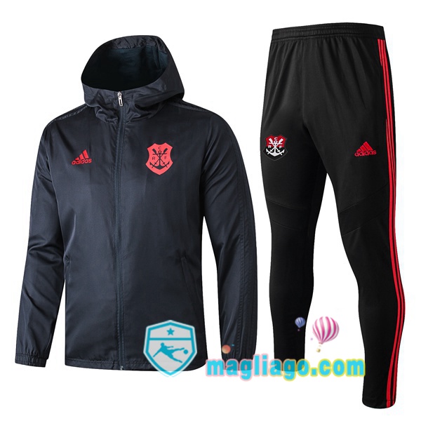 Magliago - Passione Maglie Thai Affidabili Basso Costo Online Shop | Giacca a Vento Flamengo Nero 2019/2020