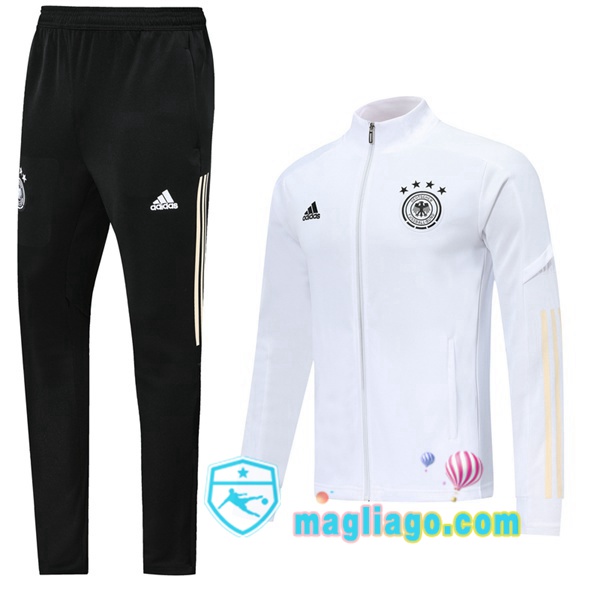 Magliago - Passione Maglie Thai Affidabili Basso Costo Online Shop | Giacca Da Allenamento Germania Bianco 2019/2020
