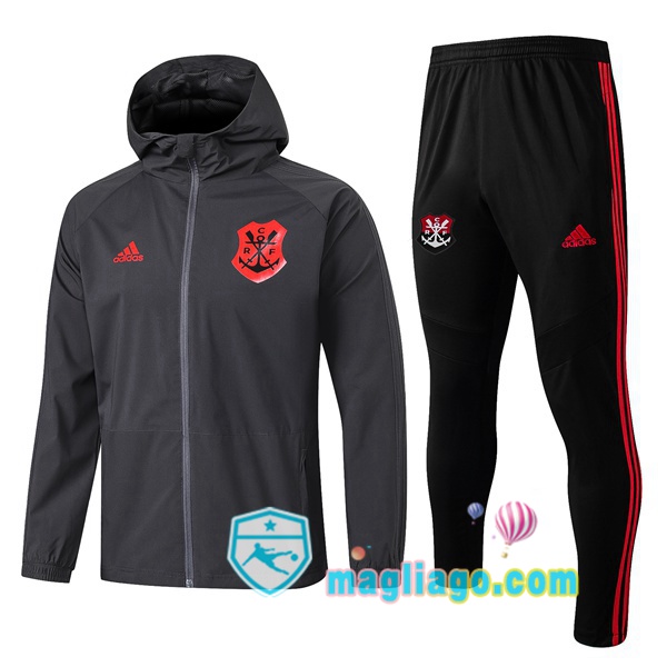 Magliago - Passione Maglie Thai Affidabili Basso Costo Online Shop | Giacca a Vento Flamengo Nero Rosso 2019/2020