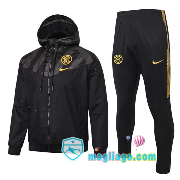 Magliago - Passione Maglie Thai Affidabili Basso Costo Online Shop | Giacca a Vento Inter Milan Nero 2019/2020
