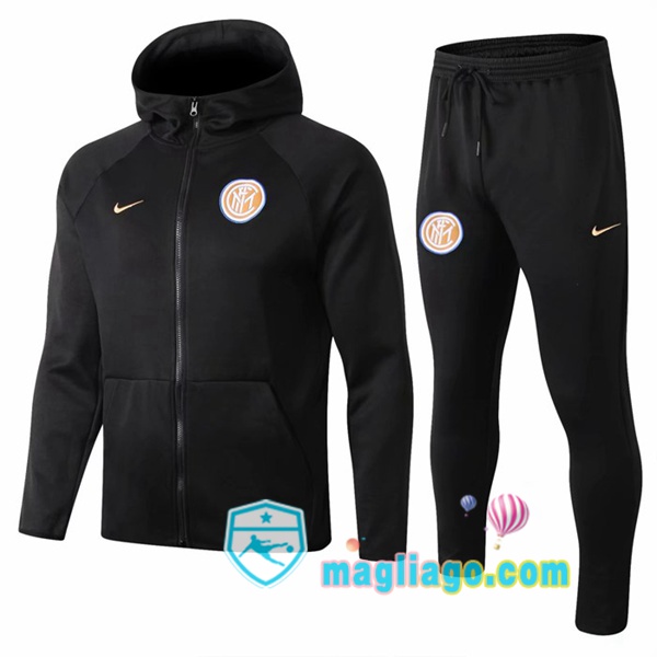 Magliago - Passione Maglie Thai Affidabili Basso Costo Online Shop | Felpa Con Cappuccio Inter Milan Nero 209 2020