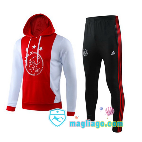 Magliago - Passione Maglie Thai Affidabili Basso Costo Online Shop | Felpa Con Cappuccio AFC Ajax Rosso 2019/2020