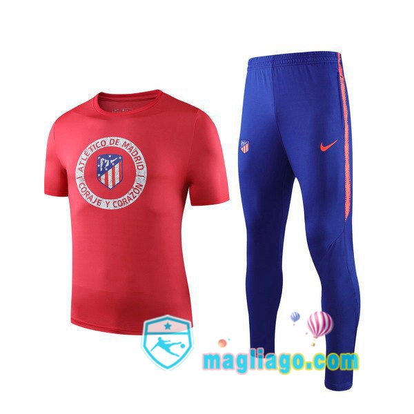Magliago - Passione Maglie Thai Affidabili Basso Costo Online Shop | Maglie Allenamento Atletico Madrid + Pantaloni Rosso 2019/2020