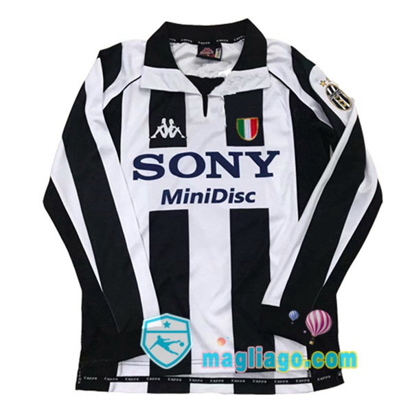 Magliago - Passione Maglie Thai Affidabili Basso Costo Online Shop | Maglia Storica Juventus Maniche Lunghe Prima 1997 1998
