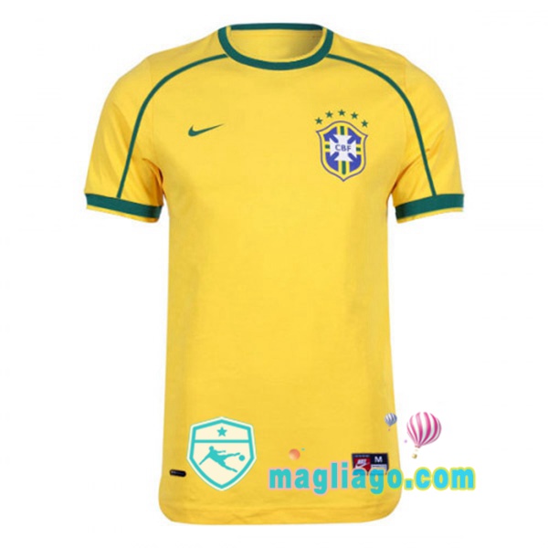 Magliago - Passione Maglie Thai Affidabili Basso Costo Online Shop | Maglia Storica Brasile Prima 1998 2000