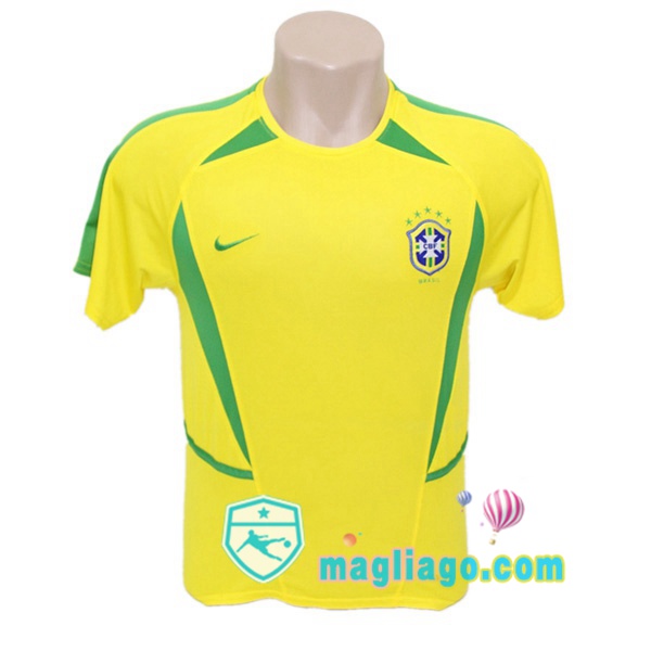 Magliago - Passione Maglie Thai Affidabili Basso Costo Online Shop | Maglia Storica Brasile Prima 2002 2003