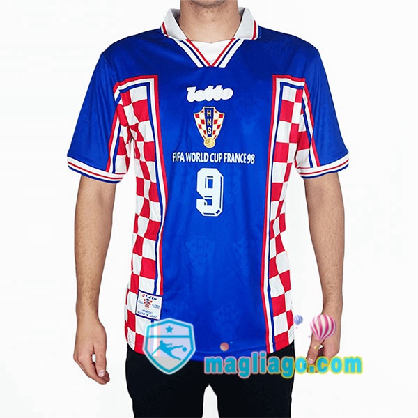 Magliago - Passione Maglie Thai Affidabili Basso Costo Online Shop | Maglia Storica Croazia Seconda 1998