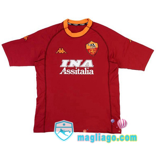 Magliago - Passione Maglie Thai Affidabili Basso Costo Online Shop | Maglia Storica AS Roma Prima 2000 2001