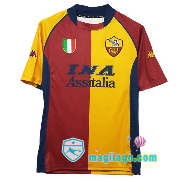 Magliago - Passione Maglie Thai Affidabili Basso Costo Online Shop | Maglia Storica AS Roma Prima 2001 2002