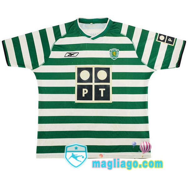 Magliago - Passione Maglie Thai Affidabili Basso Costo Online Shop | Maglia Storica Sporting CP Prima 2003 2004