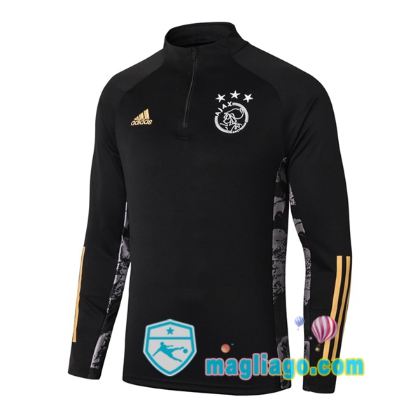Magliago - Passione Maglie Thai Affidabili Basso Costo Online Shop | Felpe Allenamento AFC Ajax Nero 2020/2021