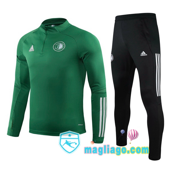Magliago - Passione Maglie Thai Affidabili Basso Costo Online Shop | Tuta da Allenamento Feyenoord Verde 2020/2021