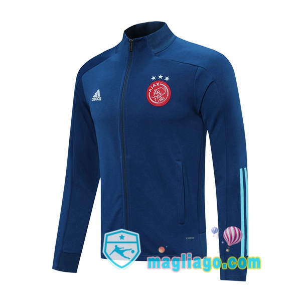 Magliago - Passione Maglie Thai Affidabili Basso Costo Online Shop | Giacca Calcio AFC Ajax Blu 2020/2021