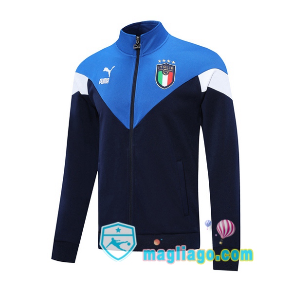 Magliago - Passione Maglie Thai Affidabili Basso Costo Online Shop | Giacca Calcio Italia Blu Royal 2020/2021