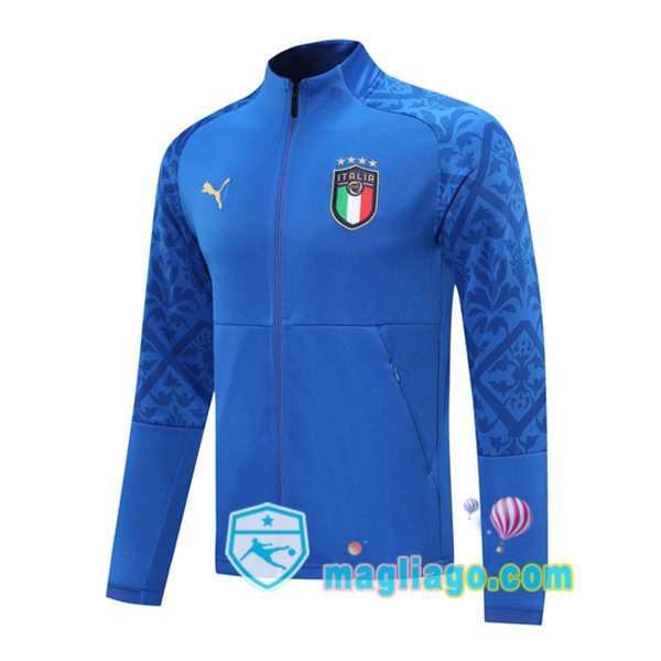 Magliago - Passione Maglie Thai Affidabili Basso Costo Online Shop | Giacca Calcio Italia Blu 2020/2021