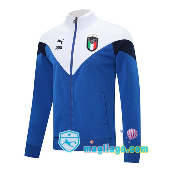 Magliago - Passione Maglie Thai Affidabili Basso Costo Online Shop | Giacca Calcio Italia Blu Bianco 2020/2021