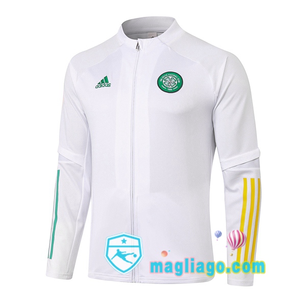 Magliago - Passione Maglie Thai Affidabili Basso Costo Online Shop | Giacca Calcio Celtic FC Bianco 2020/2021
