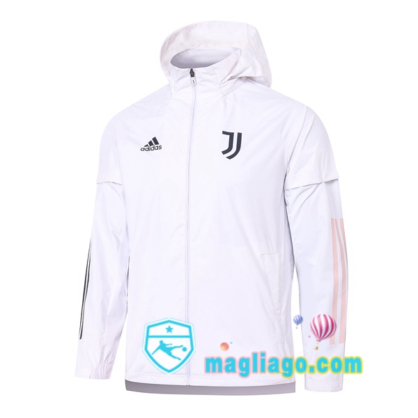 Magliago - Passione Maglie Thai Affidabili Basso Costo Online Shop | Giacca A Vento Juventus Bianco 2020/2021