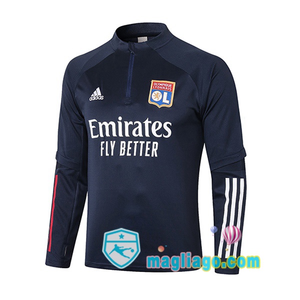 Magliago - Passione Maglie Thai Affidabili Basso Costo Online Shop | Felpe Allenamento Lyon OL Blu Royal 2020/2021