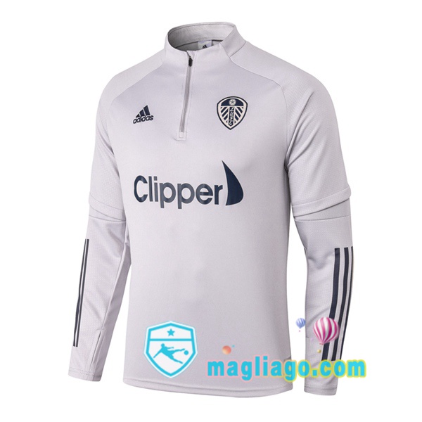 Magliago - Passione Maglie Thai Affidabili Basso Costo Online Shop | Felpe Allenamento Leeds United Grigio 2020/2021
