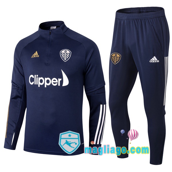 Magliago - Passione Maglie Thai Affidabili Basso Costo Online Shop | Tuta da Allenamento Leeds United Blu Royal 2020/2021