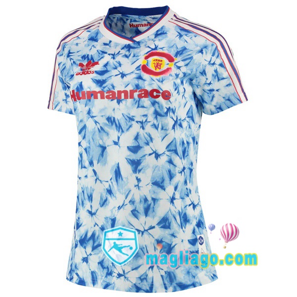 Magliago - Passione Maglie Thai Affidabili Basso Costo Online Shop | Maglia Manchester United Donna Uomo Adidas X Human Race 2020/2021