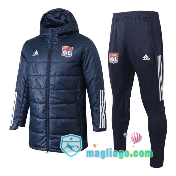 Magliago - Passione Maglie Thai Affidabili Basso Costo Online Shop | Uomo Piumino E Pantaloni Lyon OL Blu Royal 2020/2021