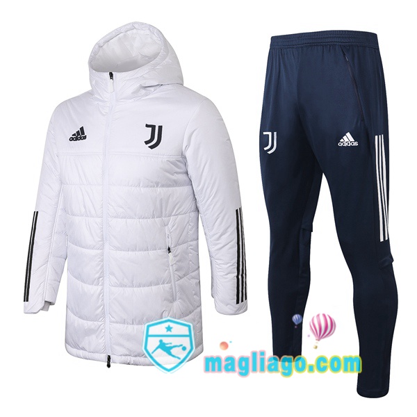 Magliago - Passione Maglie Thai Affidabili Basso Costo Online Shop | Uomo Piumino E Pantaloni Juventus Bianco 2020/2021