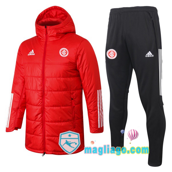 Magliago - Passione Maglie Thai Affidabili Basso Costo Online Shop | Uomo Piumino E Pantaloni SC Internacional Rosso 2020/2021