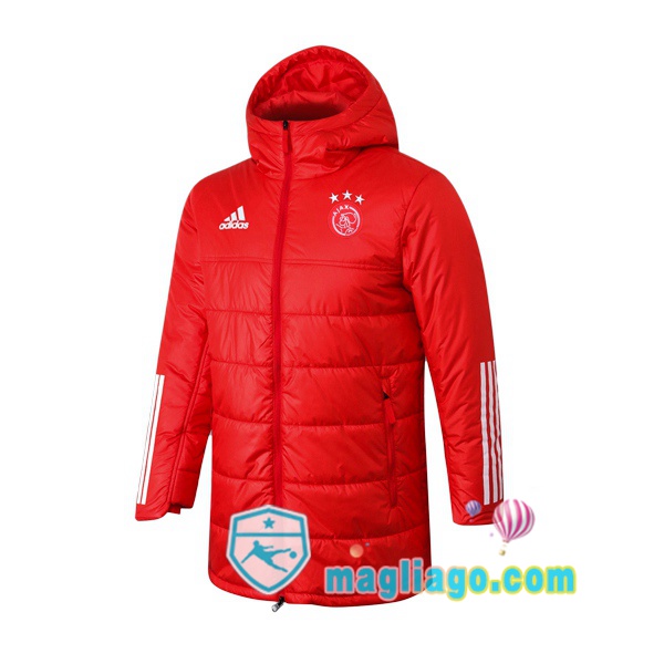 Magliago - Passione Maglie Thai Affidabili Basso Costo Online Shop | Uomo Piumino Da Calcio AFC Ajax Rosso 2020/2021