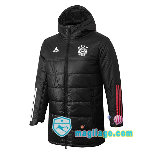 Magliago - Passione Maglie Thai Affidabili Basso Costo Online Shop | Uomo Piumino Da Calcio Bayern Monaco Nero 2020/2021