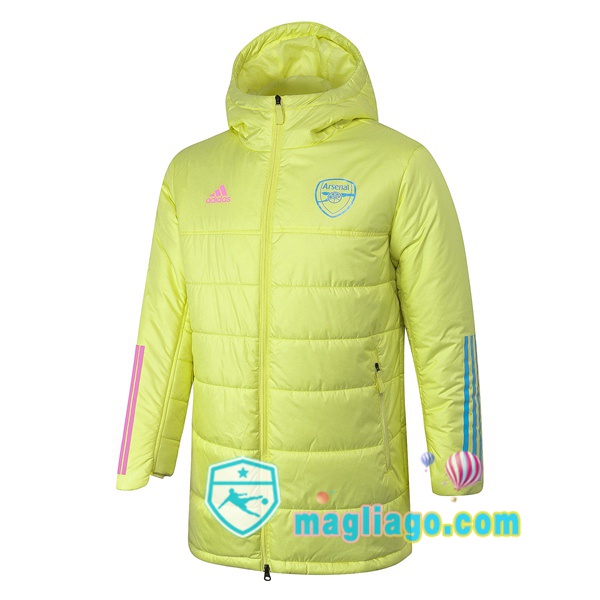 Magliago - Passione Maglie Thai Affidabili Basso Costo Online Shop | Uomo Piumino Da Calcio Arsenal Giallo 2020/2021