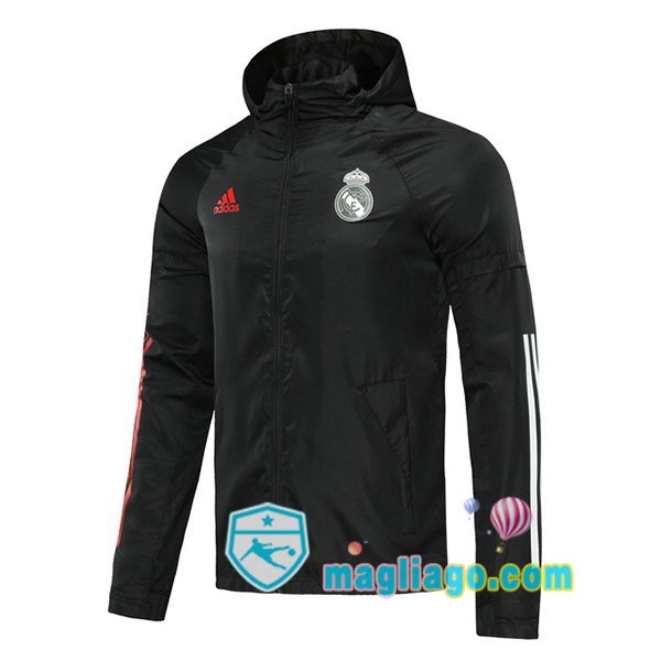 Magliago - Passione Maglie Thai Affidabili Basso Costo Online Shop | Giacca A Vento Real Madrid Nero 2020/2021
