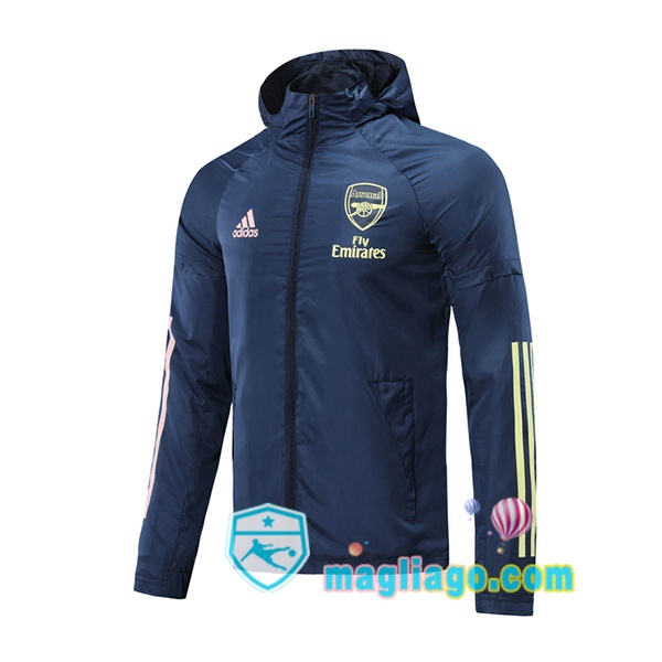 Magliago - Passione Maglie Thai Affidabili Basso Costo Online Shop | Giacca A Vento Arsenal Blu Royal 2020/2021