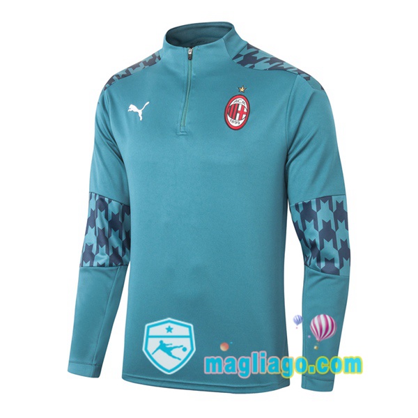Magliago - Passione Maglie Thai Affidabili Basso Costo Online Shop | Felpe Allenamento AC Milan Verde 2020/2021