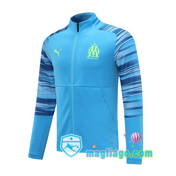 Magliago - Passione Maglie Thai Affidabili Basso Costo Online Shop | Giacca Calcio Marsiglia OM Blu 2020/2021
