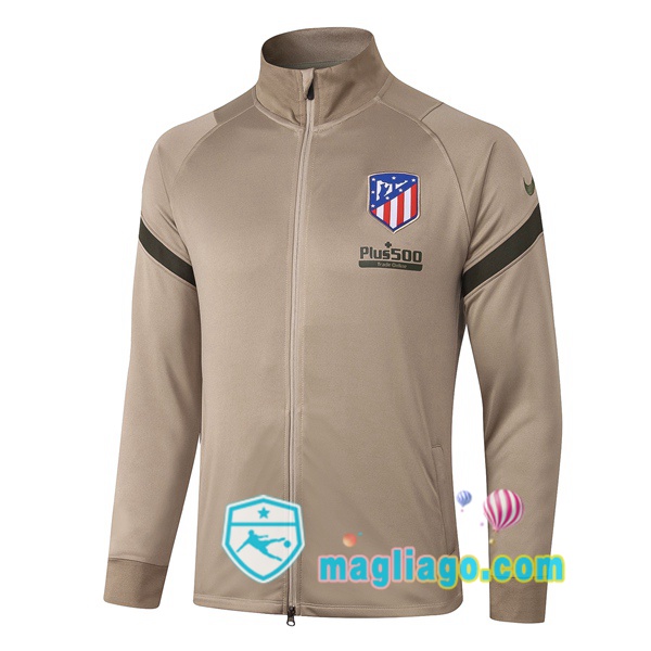 Magliago - Passione Maglie Thai Affidabili Basso Costo Online Shop | Giacca Calcio Atletico Madrid Cachi 2020/2021