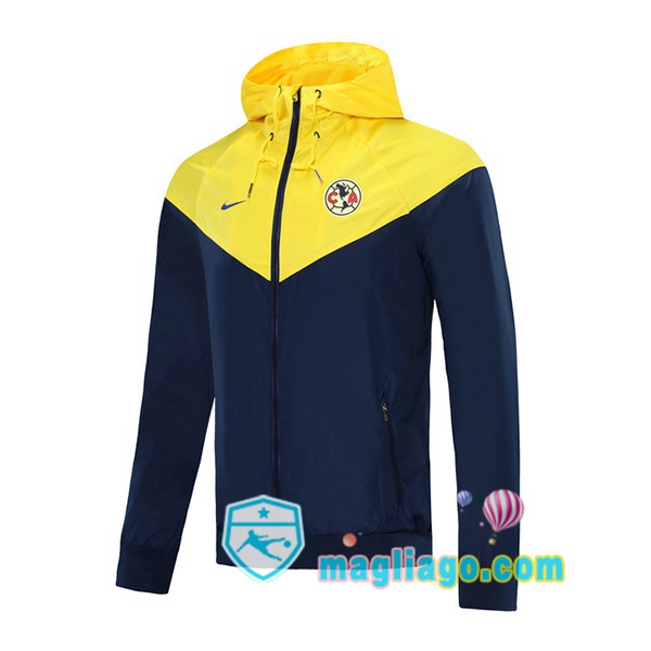 Magliago - Passione Maglie Thai Affidabili Basso Costo Online Shop | Giacca A Vento Club America Blu Royal Giallo 2020/2021