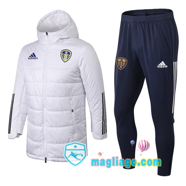 Magliago - Passione Maglie Thai Affidabili Basso Costo Online Shop | Uomo Piumino E Pantaloni Leeds United Bianco 2020/2021