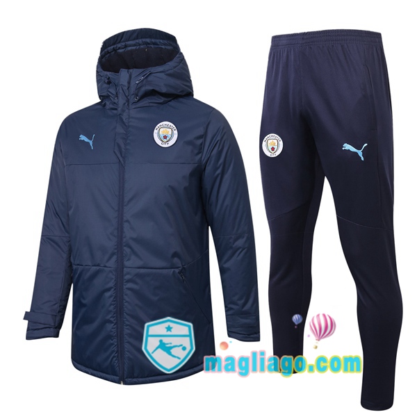 Magliago - Passione Maglie Thai Affidabili Basso Costo Online Shop | Uomo Piumino E Pantaloni Manchester City Blu Royal 2020/2021