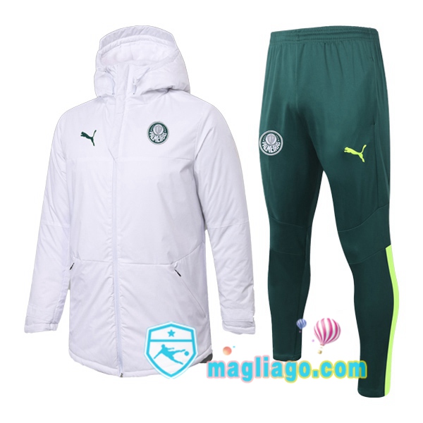Magliago - Passione Maglie Thai Affidabili Basso Costo Online Shop | Uomo Piumino E Pantaloni Palmeiras Bianco 2020/2021