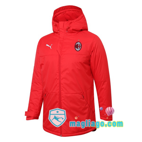 Magliago - Passione Maglie Thai Affidabili Basso Costo Online Shop | Uomo Piumino Da Calcio AC Milan Rosso 2020/2021