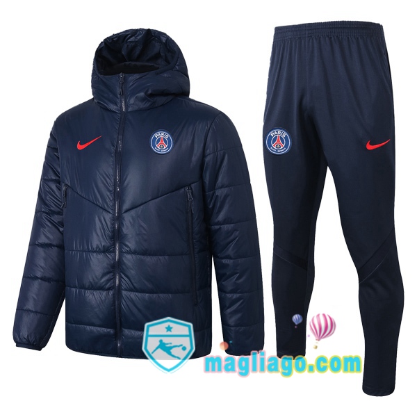 Magliago - Passione Maglie Thai Affidabili Basso Costo Online Shop | Uomo Piumino E Pantaloni Paris PSG Blu Royal 2020/2021