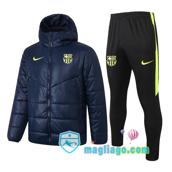 Magliago - Passione Maglie Thai Affidabili Basso Costo Online Shop | Uomo Piumino E Pantaloni FC Barcellona Blu Royal 2020/2021