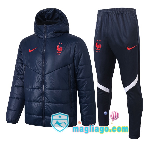 Magliago - Passione Maglie Thai Affidabili Basso Costo Online Shop | Uomo Piumino E Pantaloni Francia Blu Royal 2020/2021