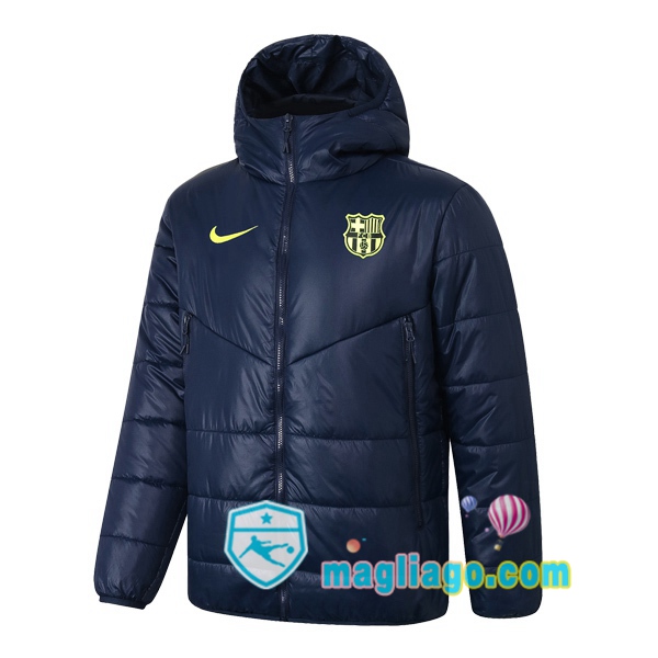 Magliago - Passione Maglie Thai Affidabili Basso Costo Online Shop | Uomo Piumino Da Calcio FC Barcellona Blu Royal 2020/2021